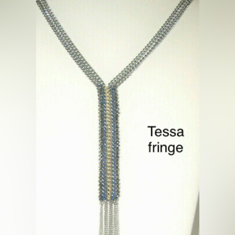 Stella & Dot Tessa Fringe necklace